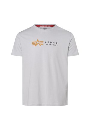 Alpha Industries, ALPHA LABEL T - Tričko s potlačou - hellgrau
