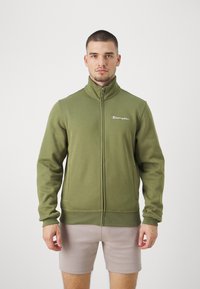 Champion ICONS FULL ZIP COLLAR - Felpa con zip - green