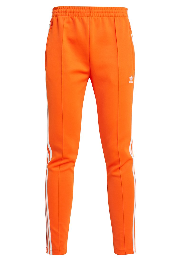 black and orange adidas tracksuit