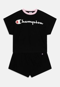 Champion - ICONS UNISEX SET - Tréningruha alsók - new black Miniatűr kép 1