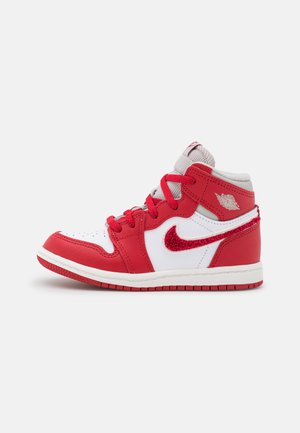 1 RETRO HIGH - Scarpe da basket - light iron ore/varsity red/sail