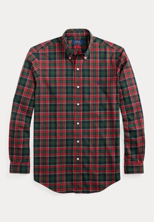 CUSTOM FIT PLAID TWILL SHIRT - Πουκάμισο - 6982 forest red multi