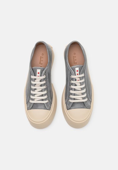 Marni LACE UP - Baskets basses - antique silver