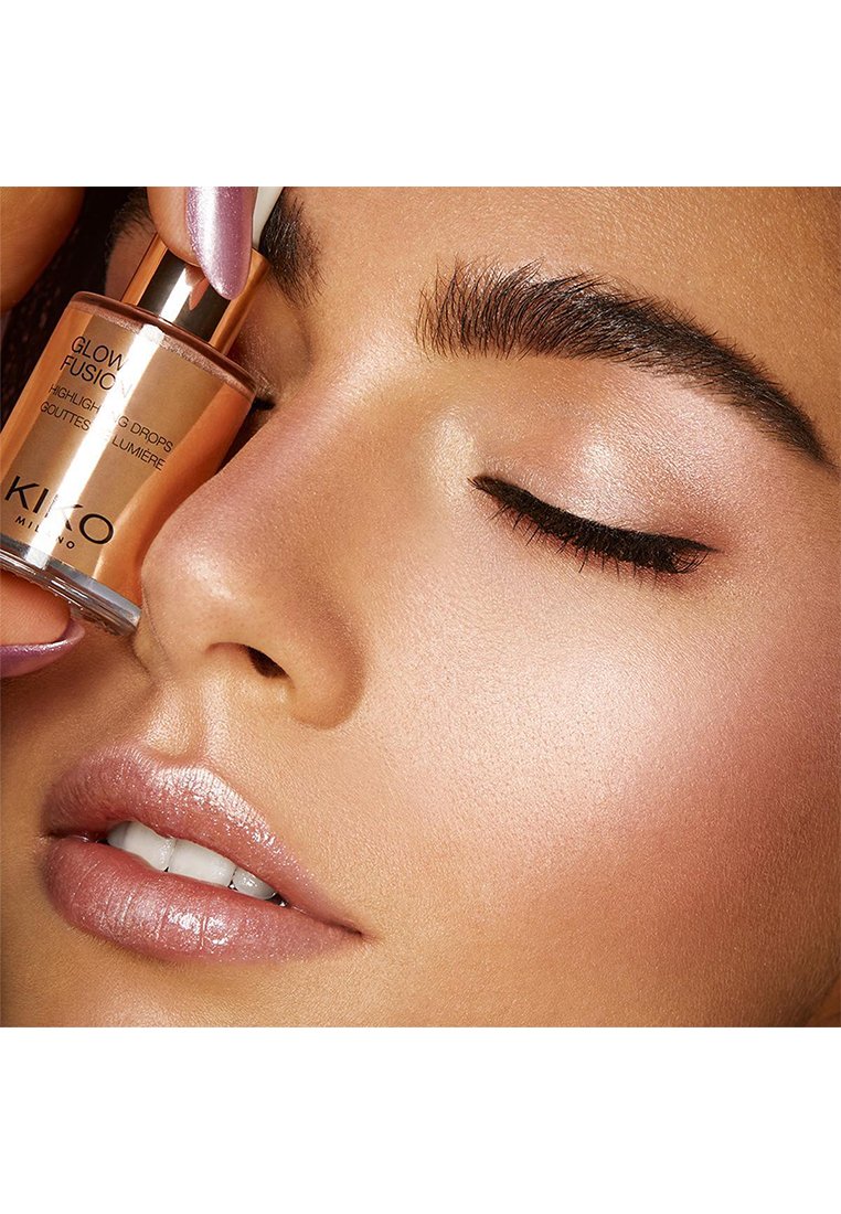 Жидкий хайлайтер отзывы. Хайлайтер кико милано. kiko glow fusion. kiko milano хайлайтер glow fusion. kiko milano glow fusion highlighting drops.