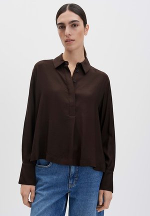 LOOSE - Blouse - dark espresso