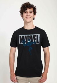 Marvel MARVEL AVENGERS CLASSIC - BRICK PANTHER - T-shirt z nadrukiem