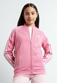 adidas Originals TRACK UNISEX - Mikina so zipsom - rose tone