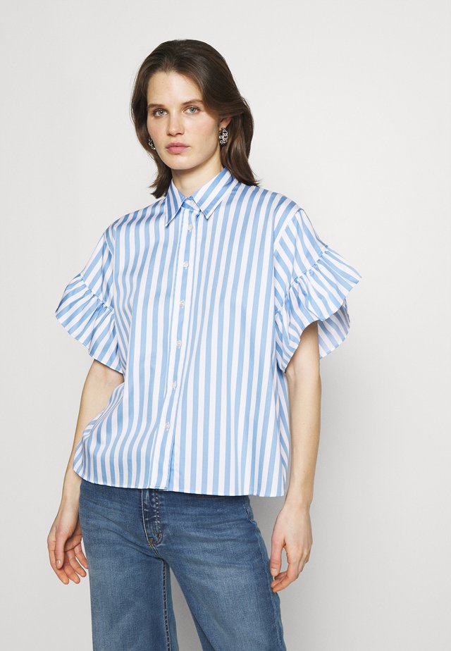 AINA - Button-down blouse - leo blau