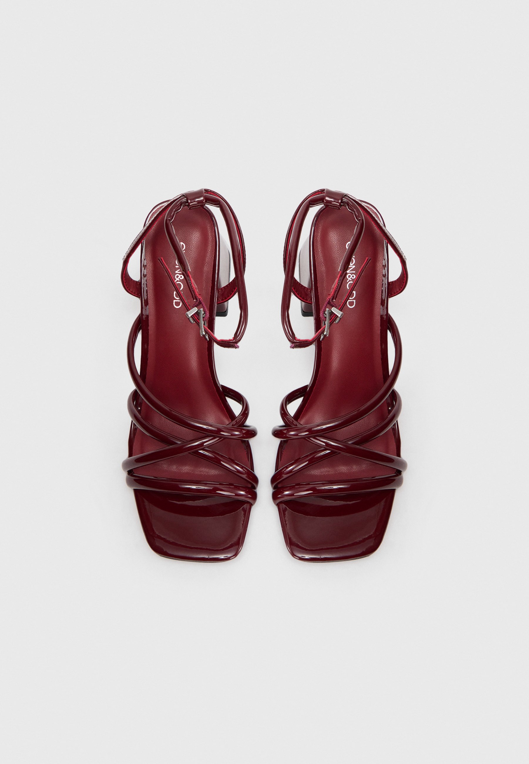 Even&Odd by Zalando Sandalen - cranberry juice/donkerrood - Zalando.nl