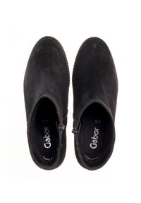 Gabor Enkellaarsjes met sleehak - schwarz