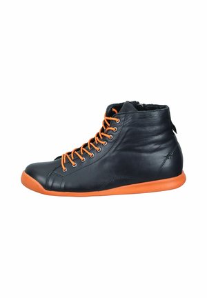 Lace-up ankle boots - schwarz
