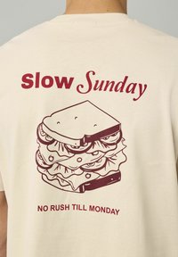 BZB T-shirt imprimé - blanc cassé