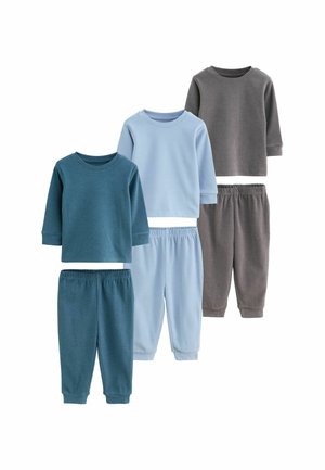 REGULAR FIT - 3 PACK  SET - Nachtwäsche Set - blue navy grey