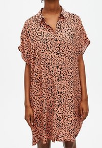 PULL&BEAR Skjortklänning - light brown