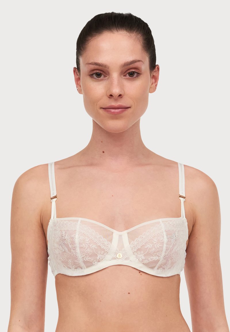 Chantelle - SUMMER SEDUCTION HALF CUP BRA - Balkonová podprsenka - ivory, Zvětšit