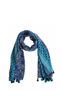 Grain de Malice ETOLE IMPRIMÉ FLEURS - Écharpe - bleu