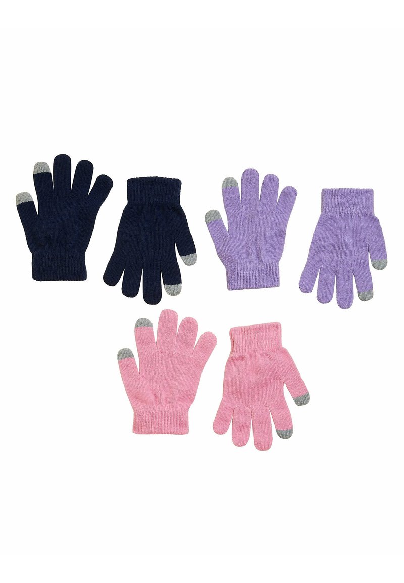 Marks & Spencer 3 PACK GLOVES Guanti sugar pink/fuxia Zalando.it