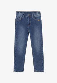 Jeans jogger in misto cotone blu relaxed fit per bambino KIDS da Bambino Jeans jogger in misto cotone blu relaxed fit per bambino KIDS da Bambino