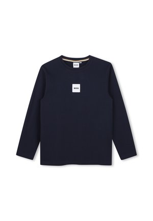 BOSS Kidswear, TEE-SHIRT MANCHES LONGUES - T-shirt à manches longues - bleu cargo