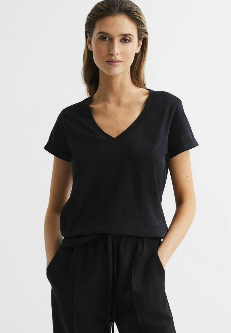 Reiss REGULAR FIT - LUANA czarny