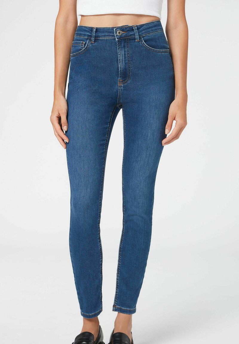 Cache Cache PUSH-UP - Slim fit jeans - denim brut/donkerblauw