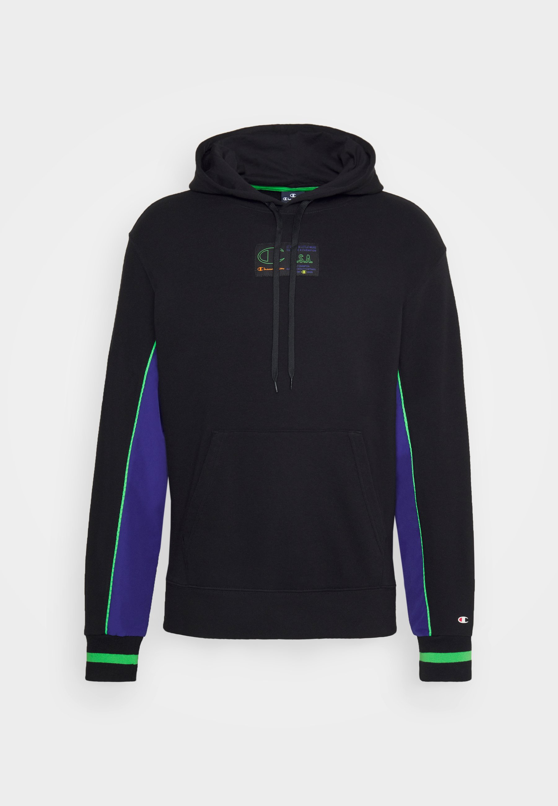 Champion BASKETBALL SPORT HOODED - Hoodie - black/black - Zalando.de