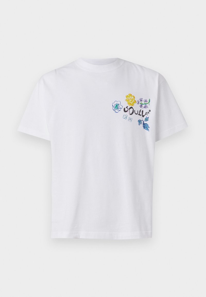 Soulland T-shirt print wit Soulland T-shirt print wit