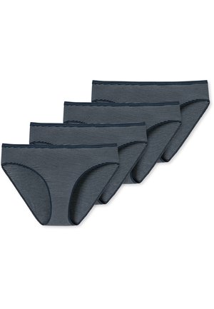 Schiesser 4-PACK ESSENTIALS - Slip - blau