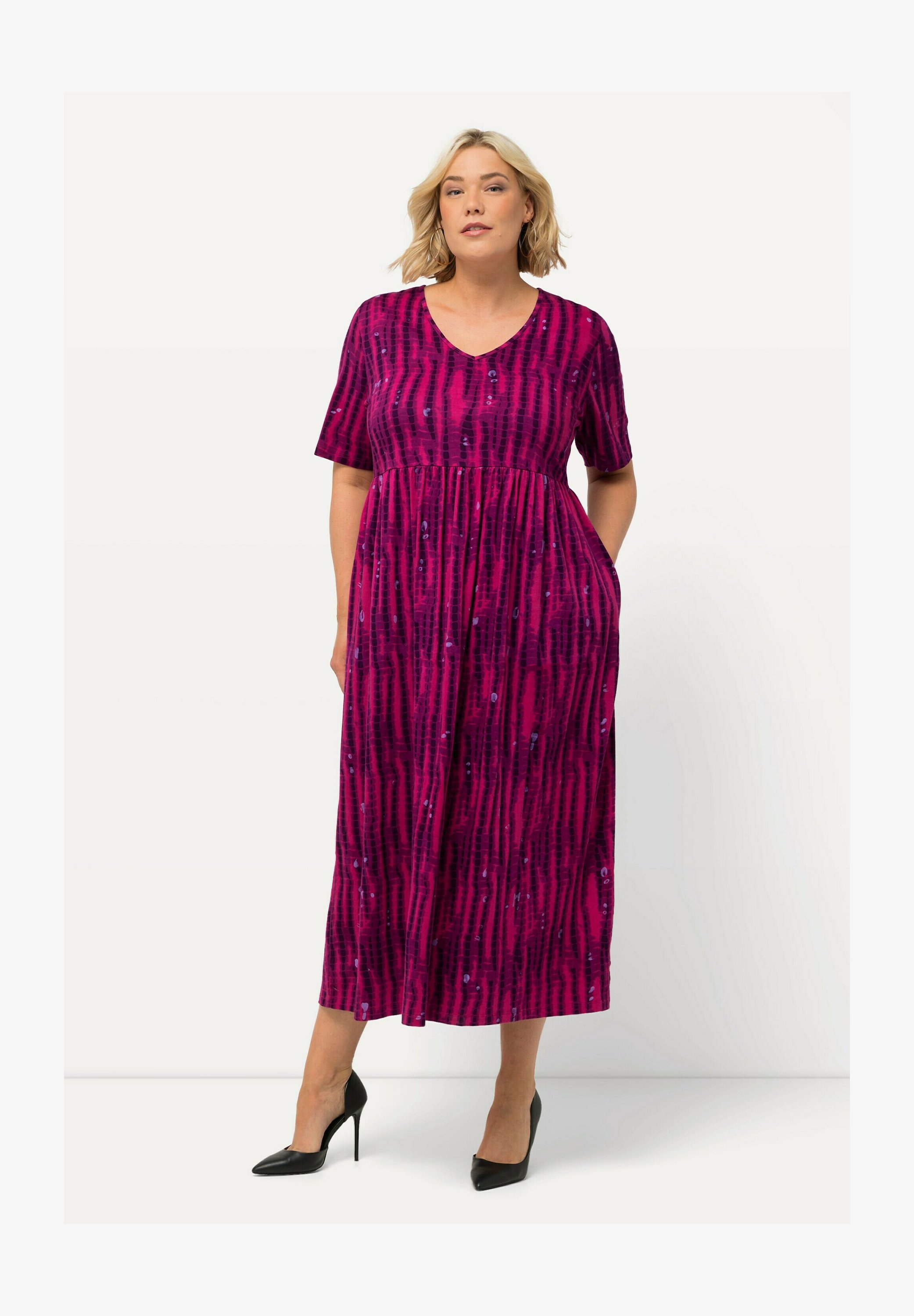 Ulla Popken - Gonna A Balza Taglie Forti: Comoda, Morbida E Alla Moda - Vestibilità Perfetta Per Curve (Nero, 62-64)
