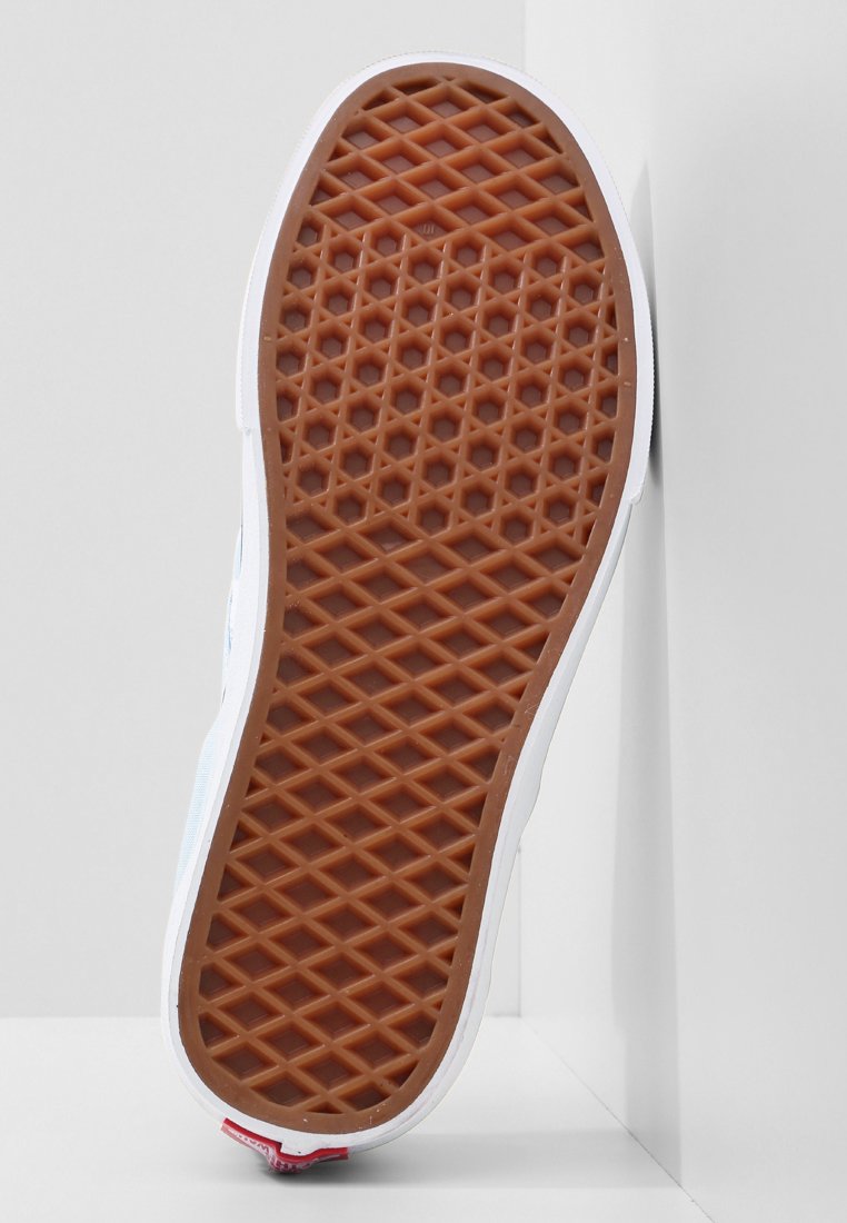 baby blue slip on vans