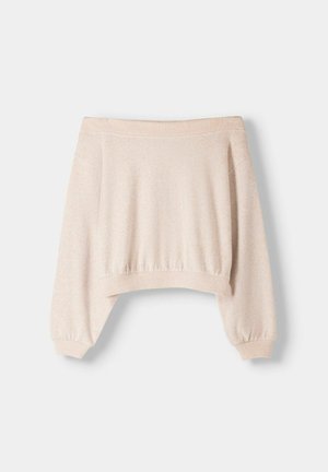 Bershka ASYMMETRIC NECK - Jumper - pink