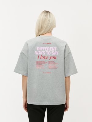 LOTTE - Μπλουζάκι με στάμπα - graumeliert