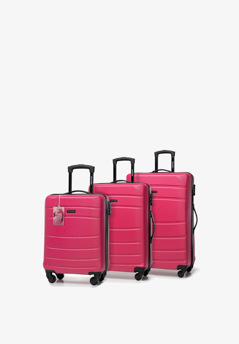 WITTCHEN LUGGAGE SET WITH TAG FROM ABS - Trolley - pink