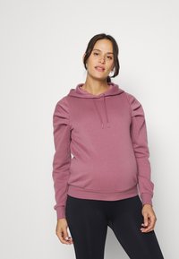 ONLY MATERNITY OLMSWEET RUCHING HOOD - Camisola - rose brown