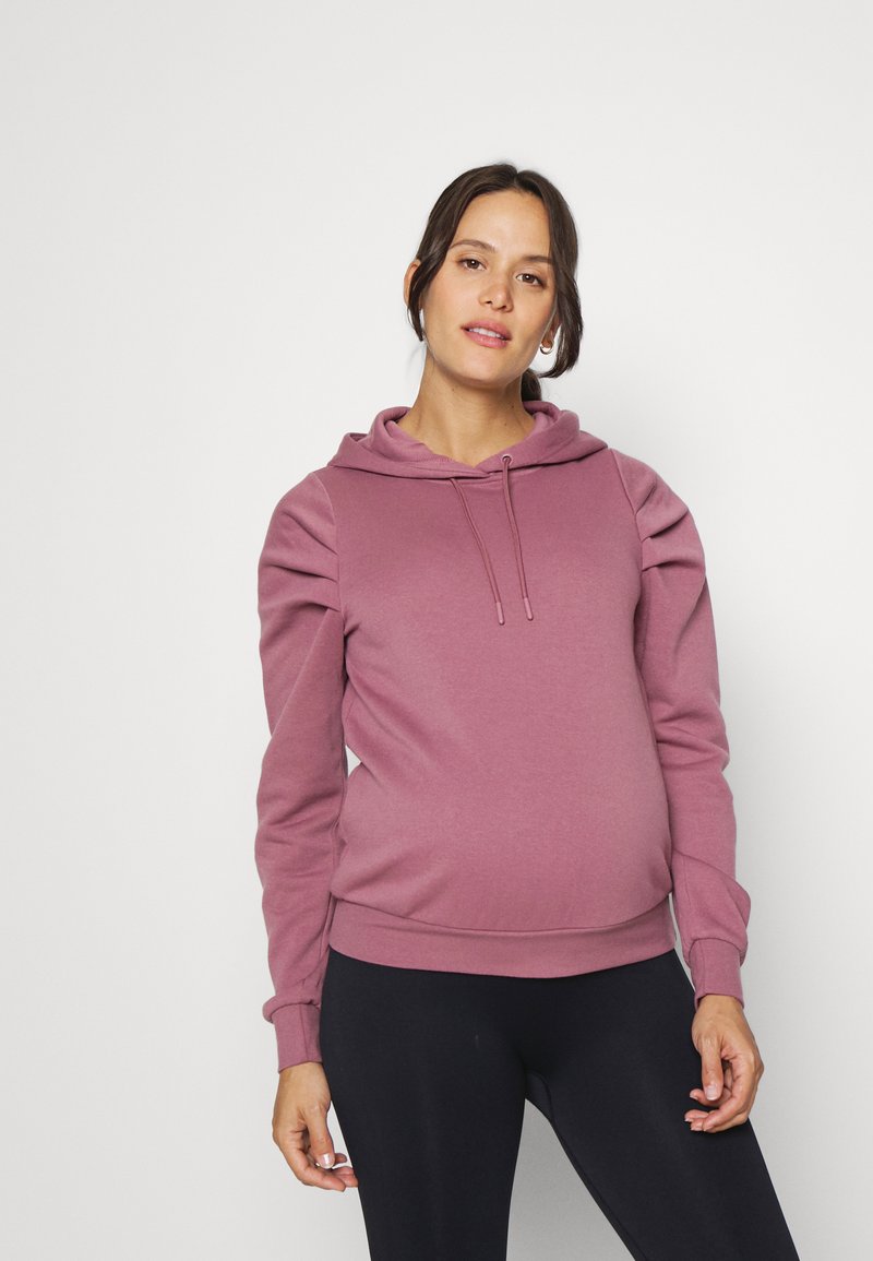ONLY MATERNITY OLMSWEET RUCHING HOOD - Camisola - rose brown