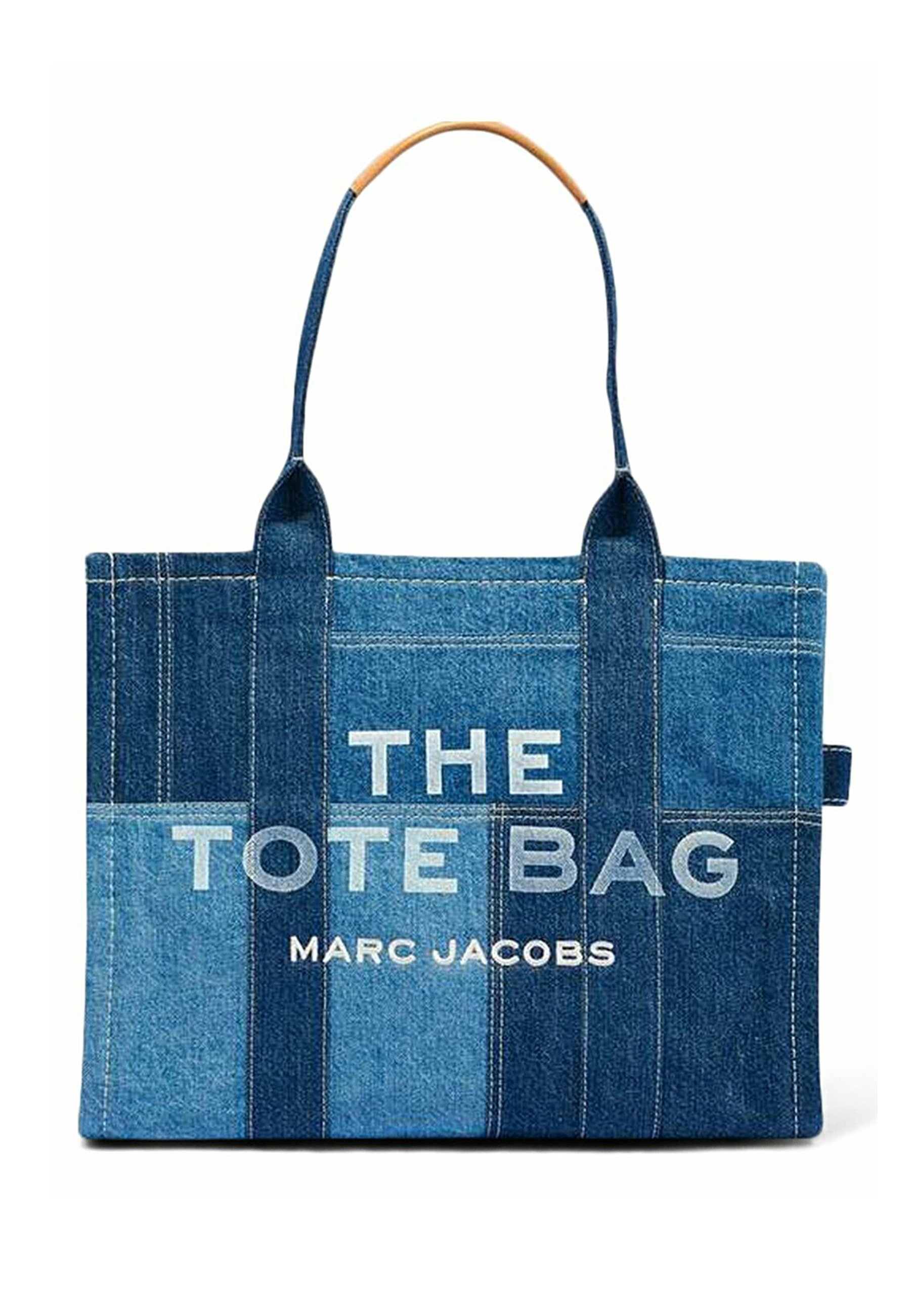 バッグ JESSA MAE ALFECHE   JEANS MARC JACOBS THE TOTE DENIM - Geantă de pânză - blue/albastru