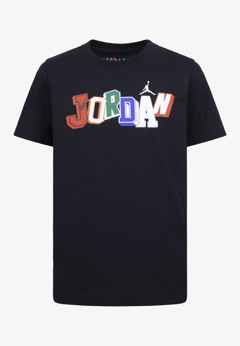 Jordan SIGNATURE TEE UNISEX - Apdrukāts T-krekls - black