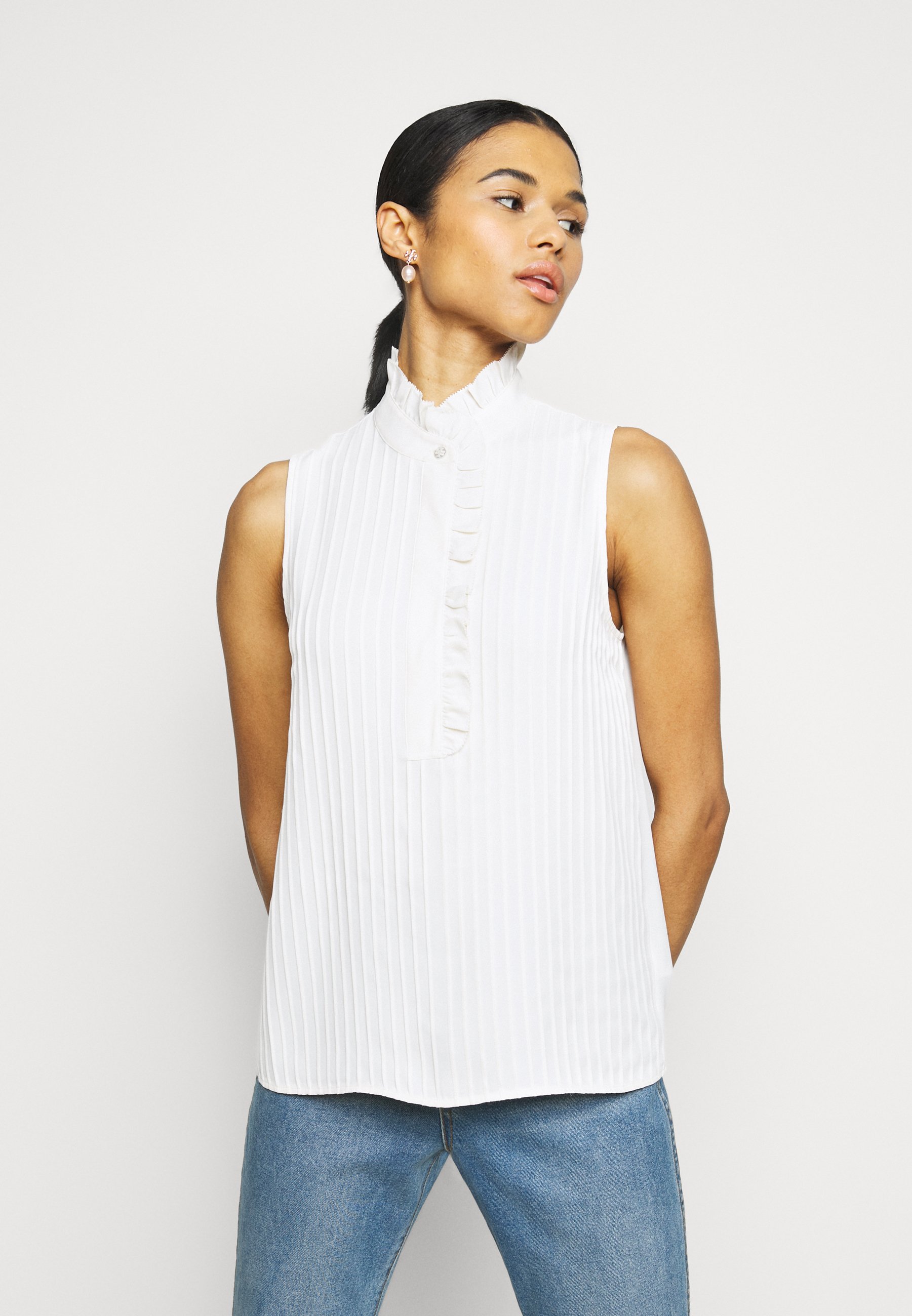 off white shell blouse