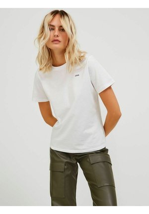 ANNA SS REG EVERY SMALL LOGO NOOS - T-Shirt basic - bright white