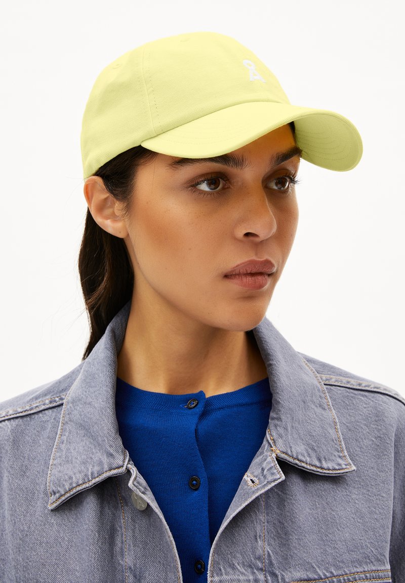 ARMEDANGELS YAANIS BOLD - Cap - armedangels yellow light