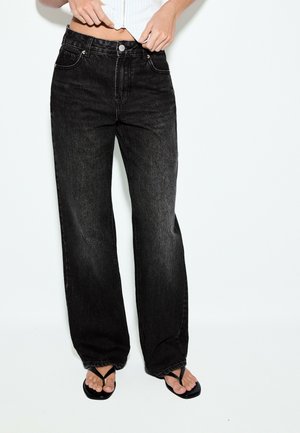 Stradivarius, D92 STRAIGHT WIDE-LEG JEANS 04891077 - Wide Leg - grey