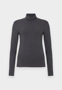 ONLSIA ROLL NECK BOX - Μπλούζα με μακριά μανίκια - blackened pearl