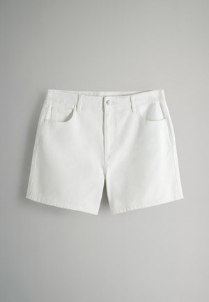 THE SET 3 PACK - Denim shorts - mid blue ecru black
