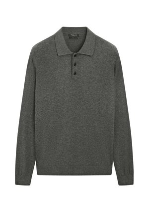 Massimo Dutti, Poloshirts - dark grey