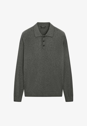 Massimo Dutti, Poloshirts - dark grey