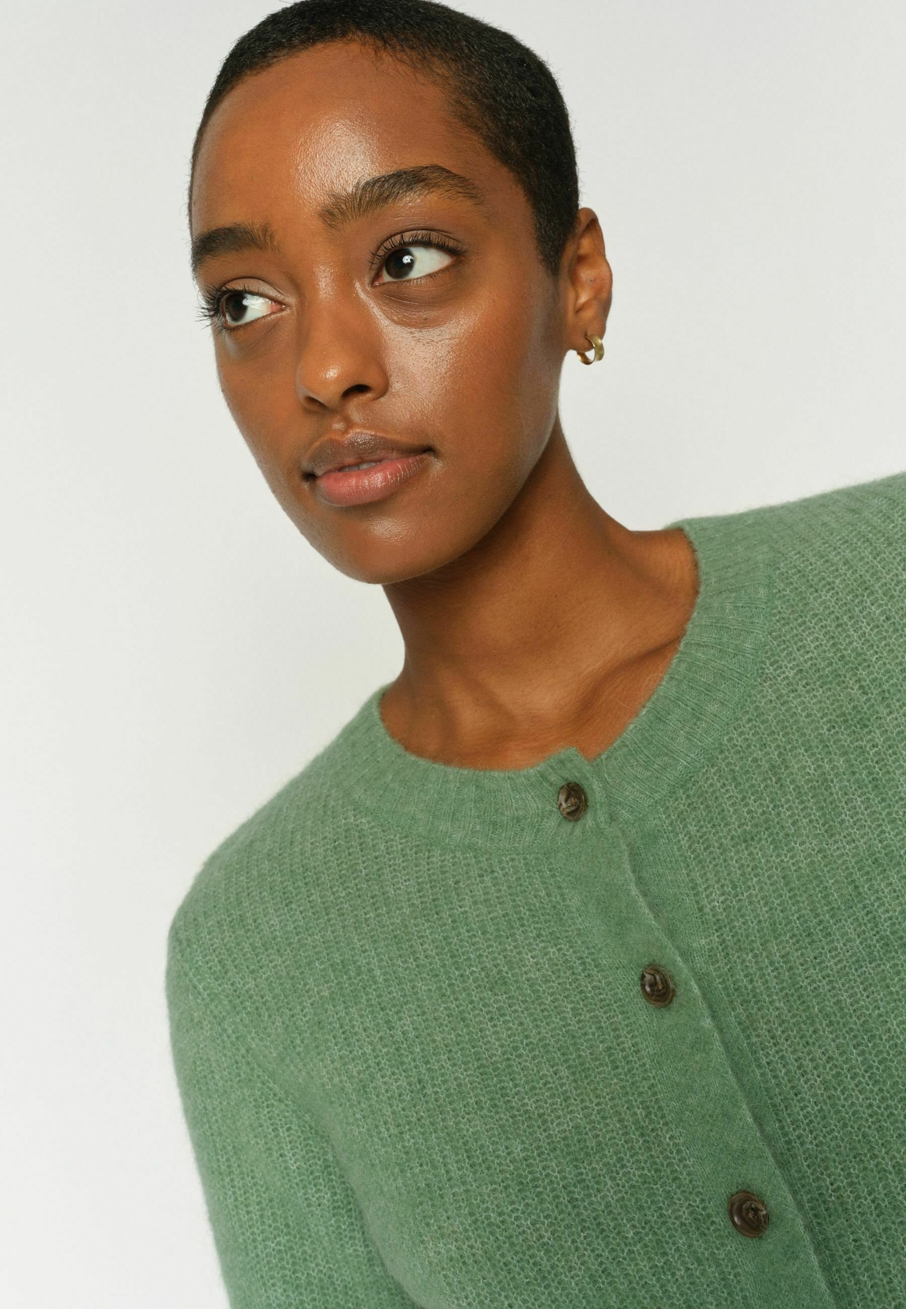 Mos Mosh THORA SS - Cardigan - turf green/green - Zalando.ie