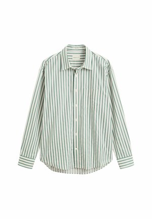 GANT, GANT DOBBY STRIPED SHIRT - Overhemd - wild green