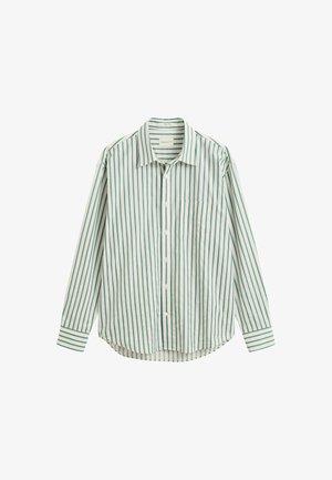 GANT, GANT DOBBY STRIPED SHIRT - Overhemd - wild green