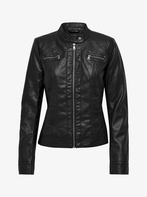 ONLY, ONLBANDIT BIKER - Faux leather jacket - black