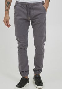 INDICODE JEANS - IDBRONTUS  - Vaqueros tapered - dark grey Imagen en miniatura 1